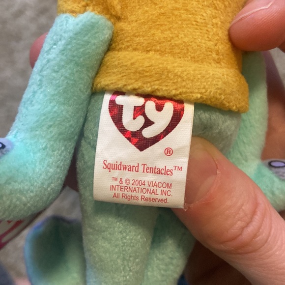 *Rare* Ty Beanie Babies | Squidward Tentacles - Picture 7 of 7